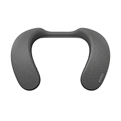 Sony SRS-NS7 Altavoz Estilo Neckband con Bluetooth y Sonido Dolby Atmos Envolvente, Transmisor Incluido, Negro