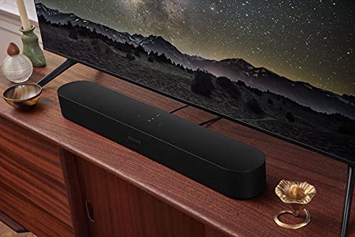 Sonos Barra de Sonido Beam (2.ª Gen.) compacta con Dolby Atmos y Control por Voz - Negro