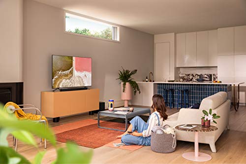 Samsung Barra de Sonido HW-Q60T - Sonido 360W, 5.1Ch, Subwoofer inalámbrico, Dolby Digital 5.1, DTS Virtual:X, Q-Symphony y Tecnología Acoustic Beam
